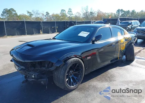 2018 Dodge Charger R/T Scat Pack Rwd z USA, uszkodzony, nr VIN 2C3CDXGJ8JH248099